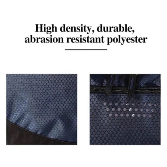 Widfre Gym Travel Duffel Bag with Shoe Compartment‎ Navy Blue NEW - Picture 3 of 12